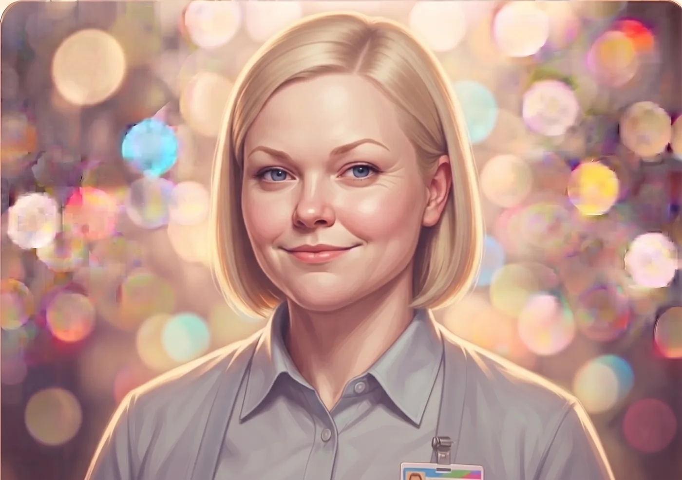 Portrait de La sous-sous-chefaillon, personnage du roman Le Hamac et les Colibris de Karine Baridon.